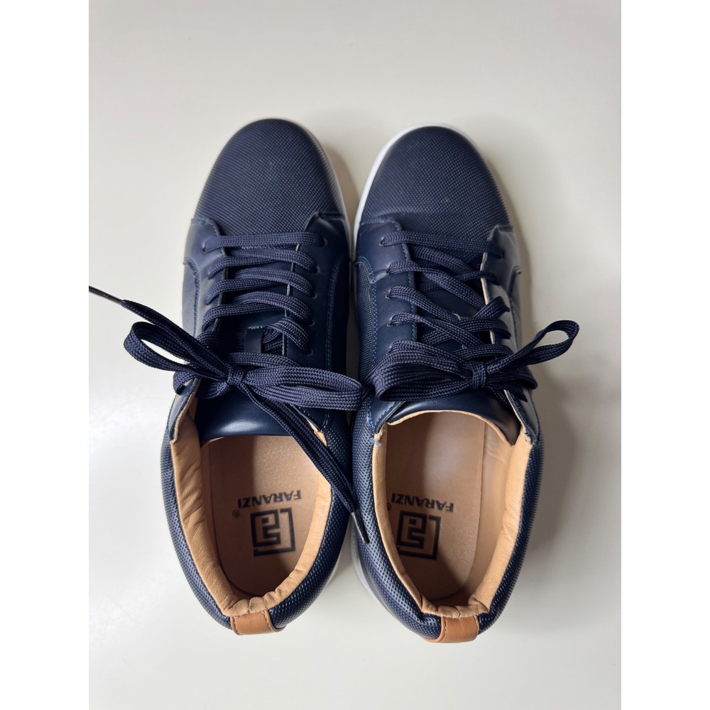 Faranzi Misty II Mens Navy Blue Perforated Lace Up Sneakers Size 11 F424076-2K